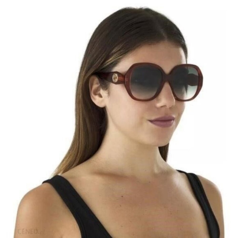New Authentic GUCCI GG0796S-003\ Oversized Octagonal Sunglasses